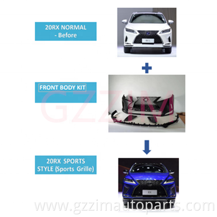 New Product Auto Parts Front Body kit For Lexus RX 2020 Sports Style Sports Grille